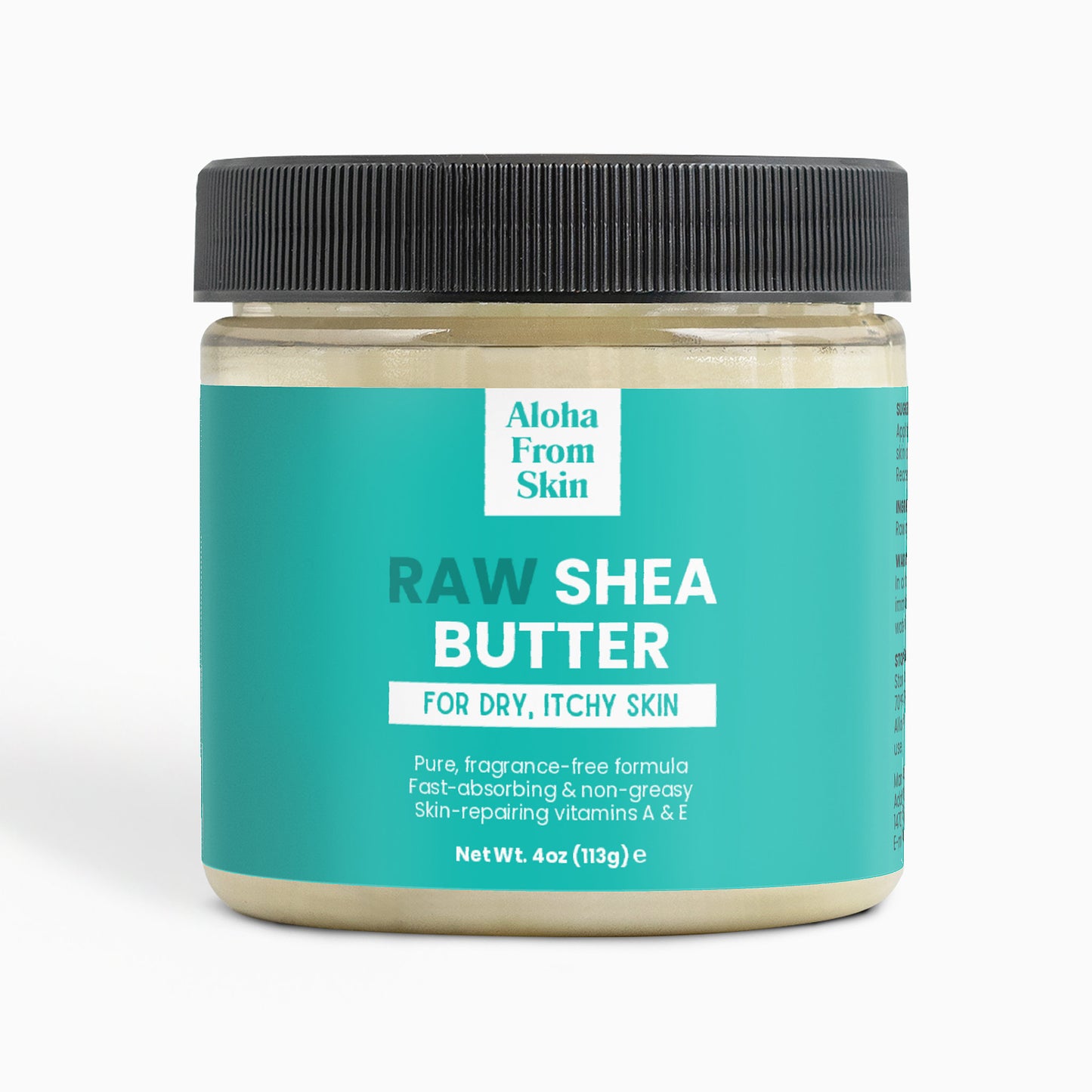 Organic Shea Butter For Eczema, Natural Skin Moisturizer, 100% Pure, Raw and Unrefined, Fragrance-Free