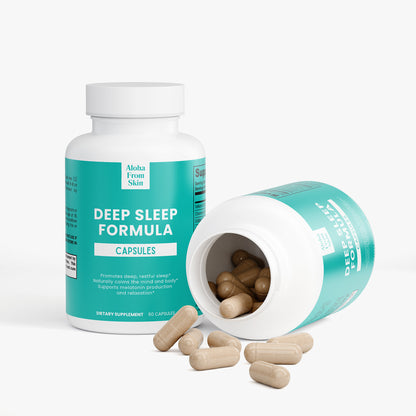 Deep Sleep Support – Valerian, GABA & Melatonin for Restorative Sleep
