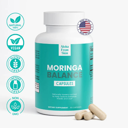 Moringa Balance – Naturally lowers cortisol to help restore balance inside and out