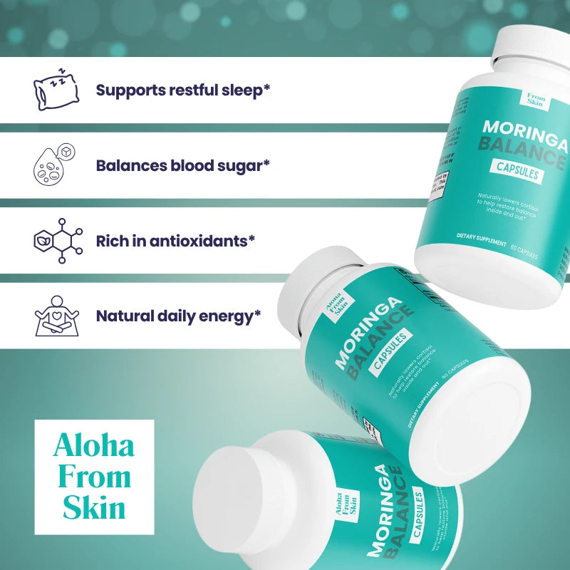 Moringa Balance – Naturally lowers cortisol to help restore balance inside and out
