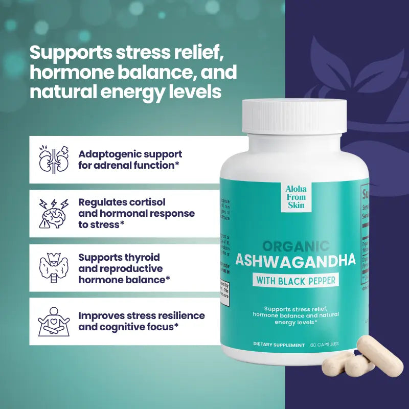 Ashwagandha – Adaptogenic Support for Stress, Hormones & Energy | 100% Organic