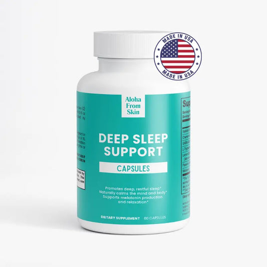Deep Sleep Support – Valerian, GABA & Melatonin for Restorative Sleep