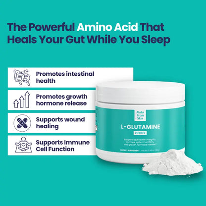 L-Glutamine Powder - Gut Barrier and Eczema Support - Premium Quality, Unflavored