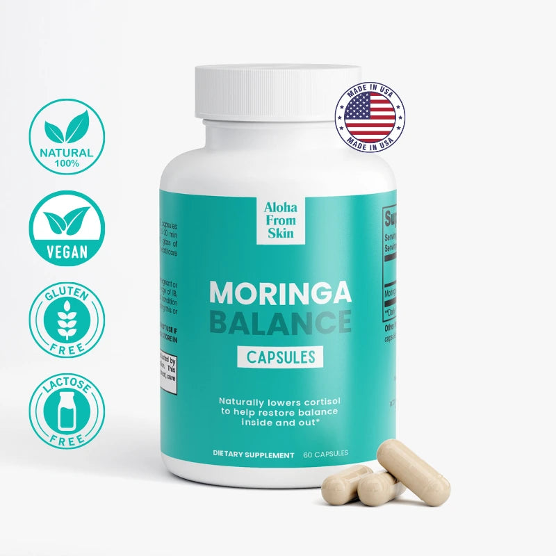 Moringa Balance – Naturally Lowers Cortisol to Help Restore Balance Inside and Out