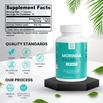 Moringa Balance – Naturally Lowers Cortisol to Help Restore Balance Inside and Out
