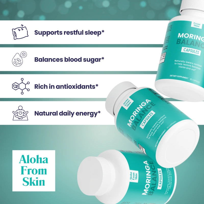 Moringa Balance – Naturally Lowers Cortisol to Help Restore Balance Inside and Out