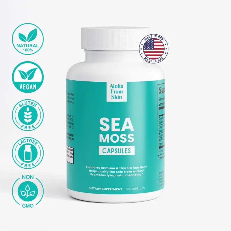 Sea Moss Complex – Immune, Thyroid and Skin Detox Support | 100% Organic, Non-GMO