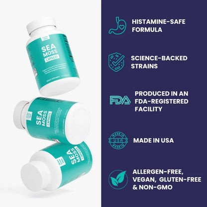 Sea Moss Complex – Immune, Thyroid and Skin Detox Support | 100% Organic, Non-GMO